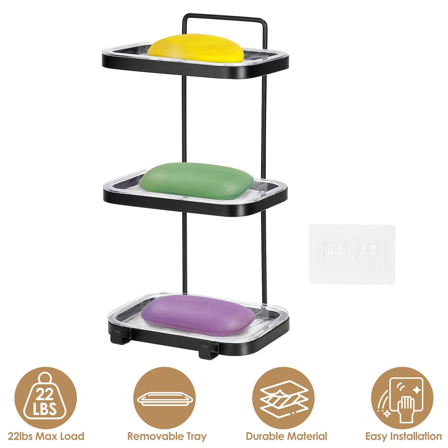 Soap Dish Soap Bar Holder Square Soap