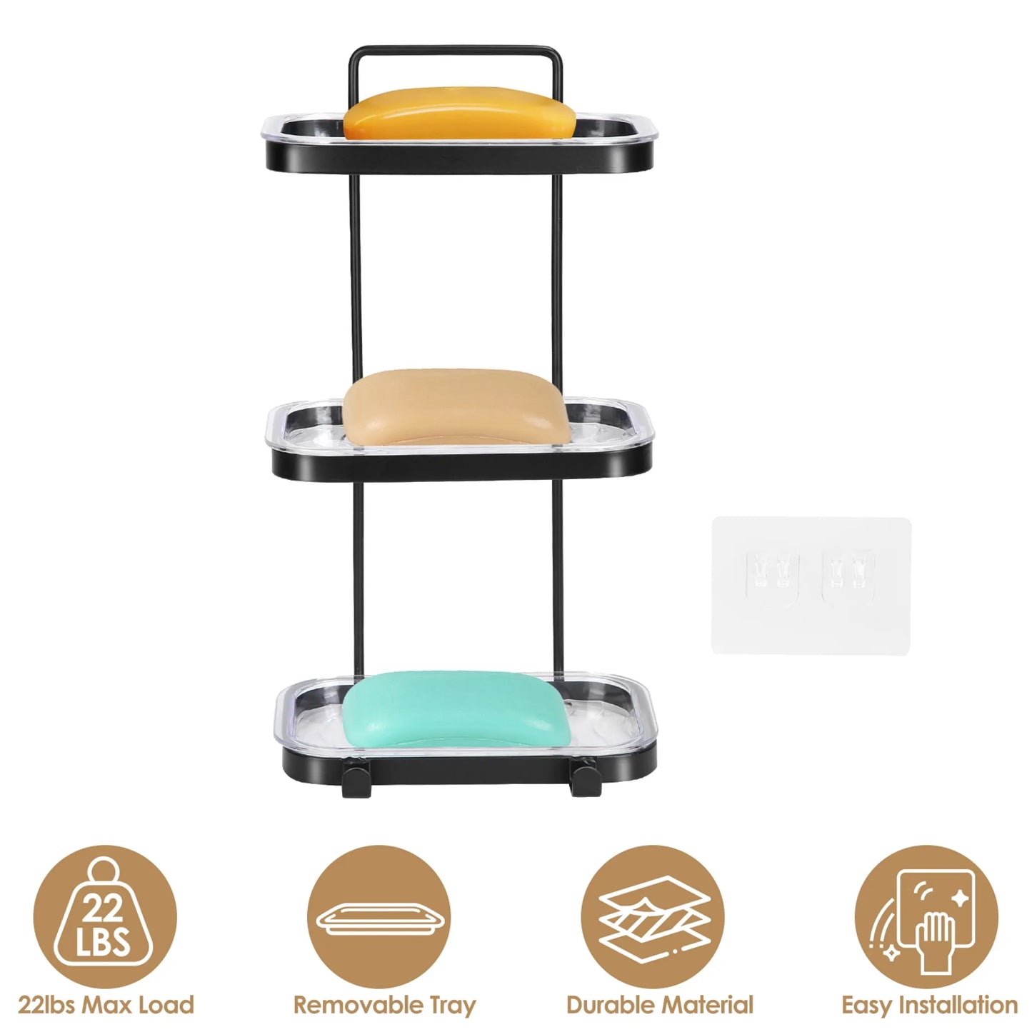 Soap Dish Soap Bar Holder Square Soap