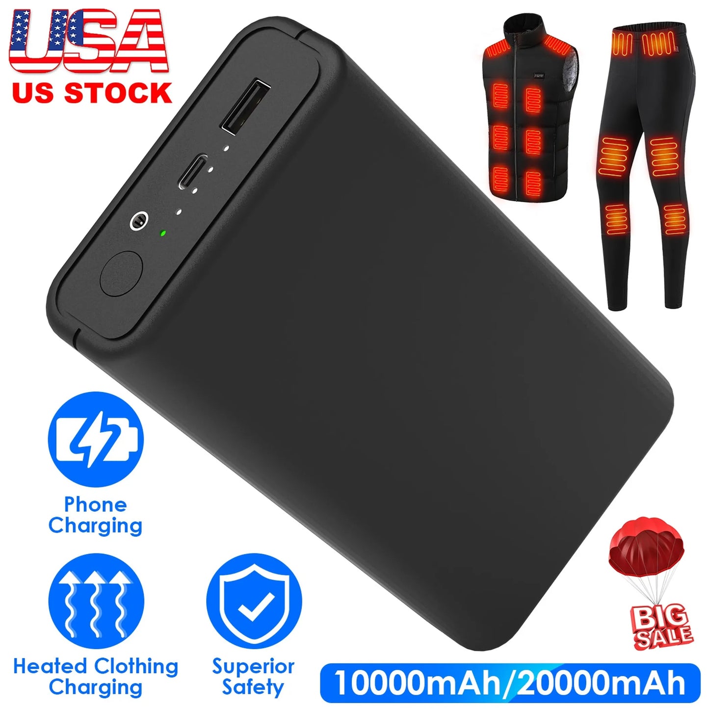 20000mAh 5V 2A Power Bank