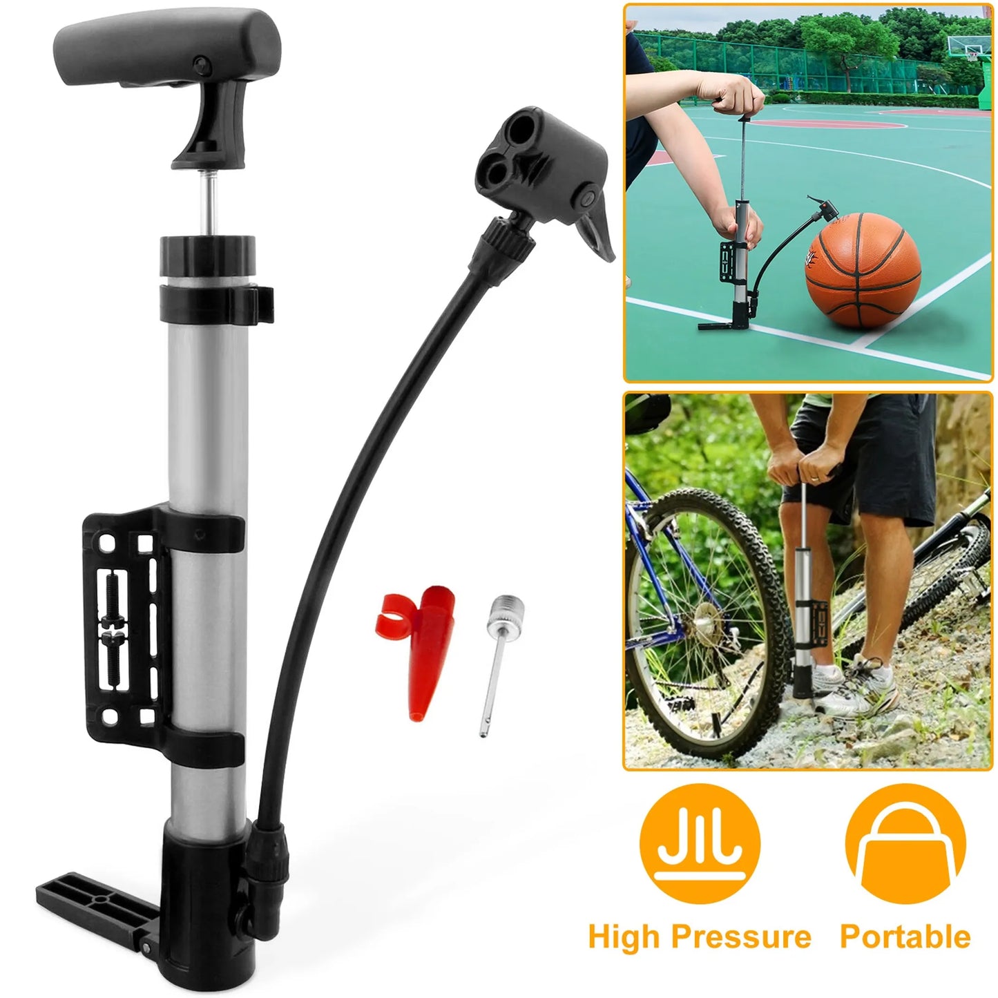Mini Bike Pump Portable Bicycle