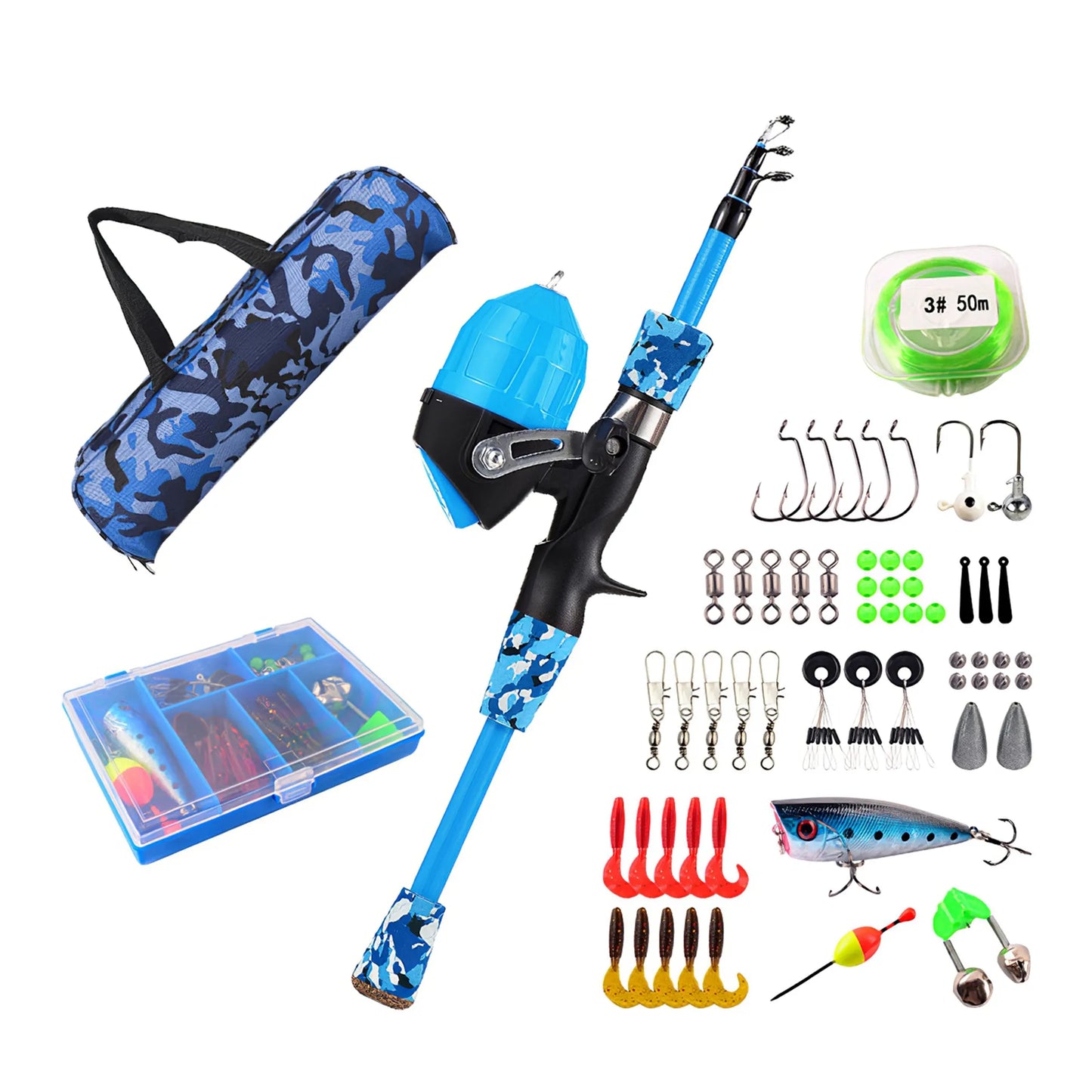 Kids Fishing Pole Set