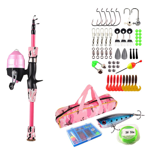 Kids Fishing Pole Set