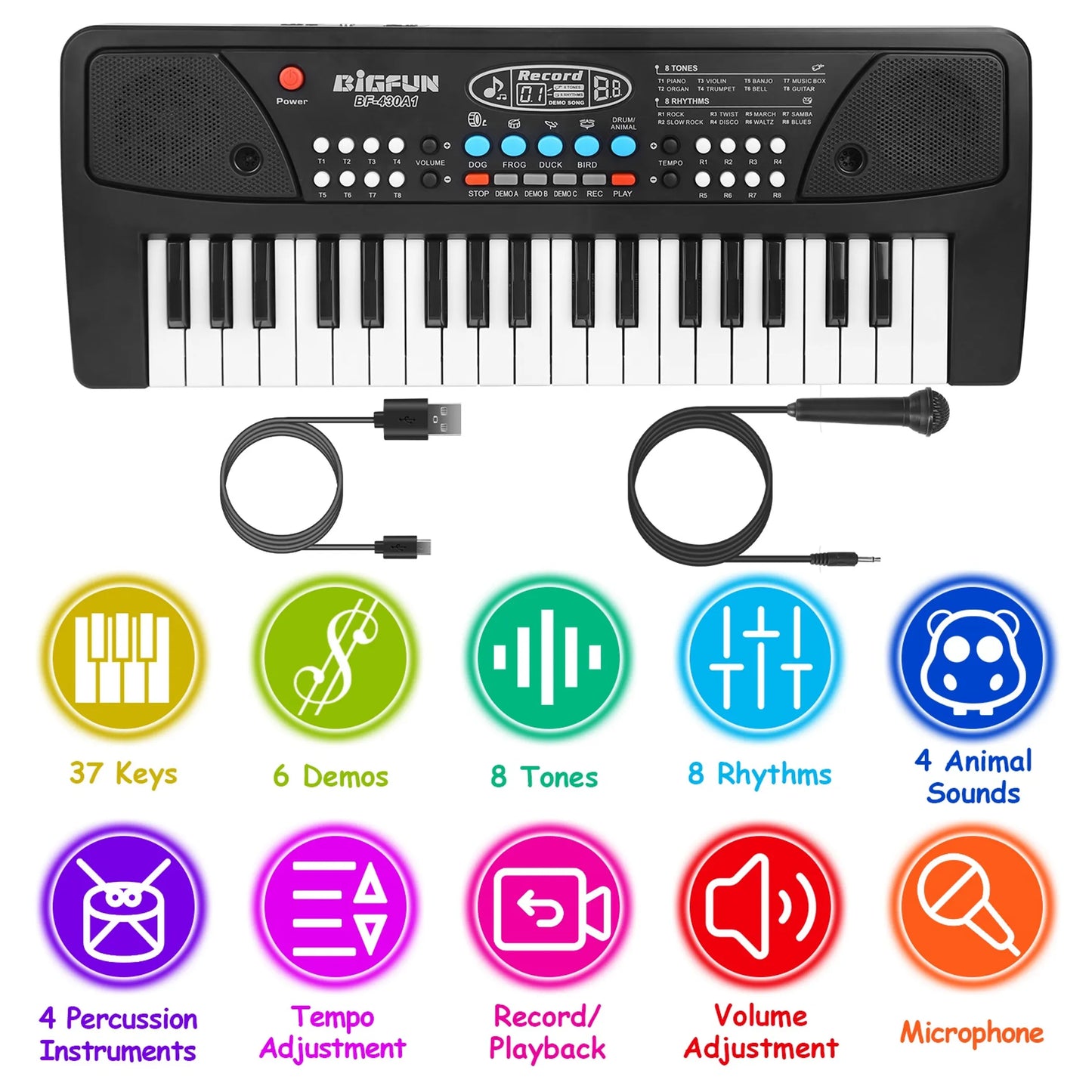 37 Keys Digital Music Electronic Keyboard