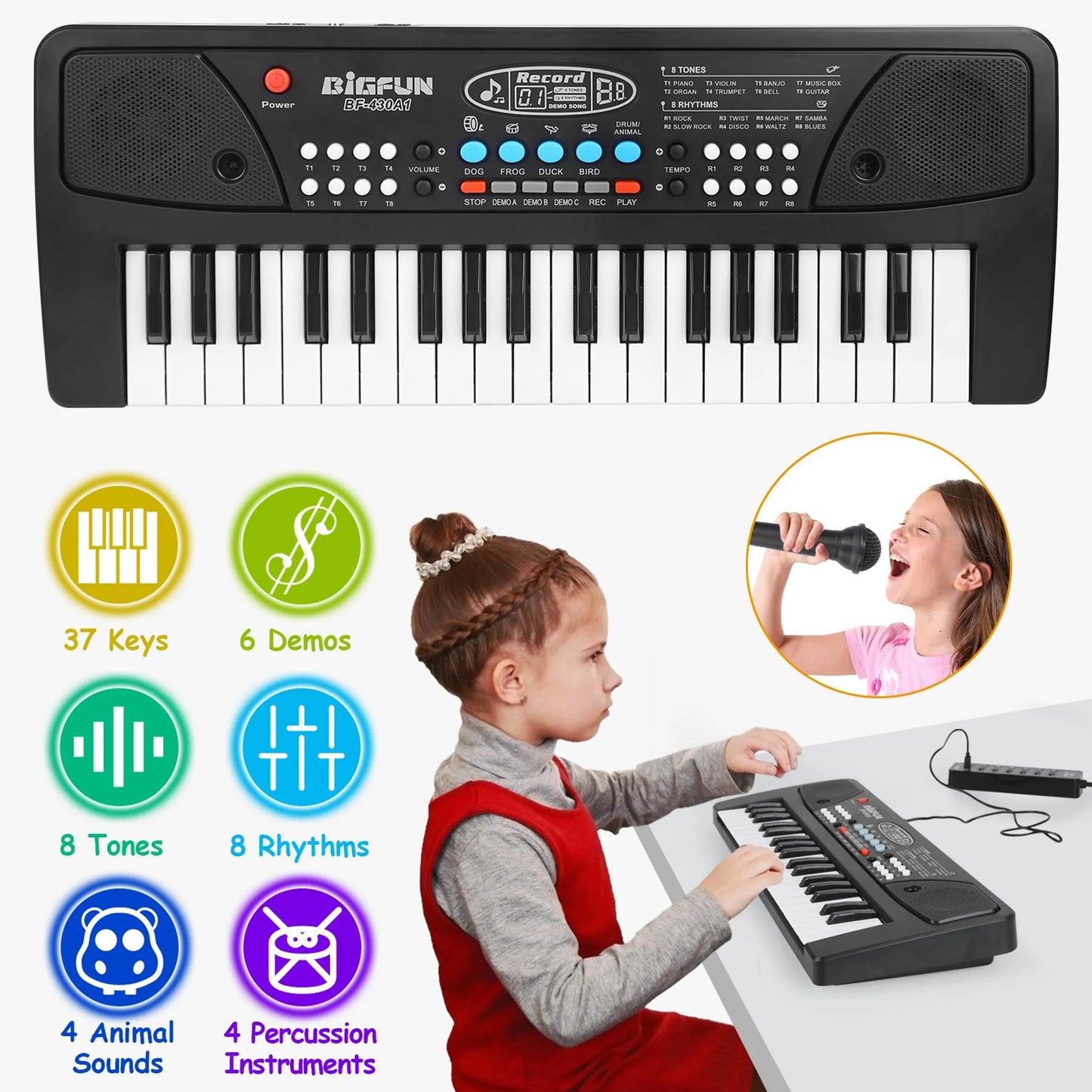 37 Keys Digital Music Electronic Keyboard