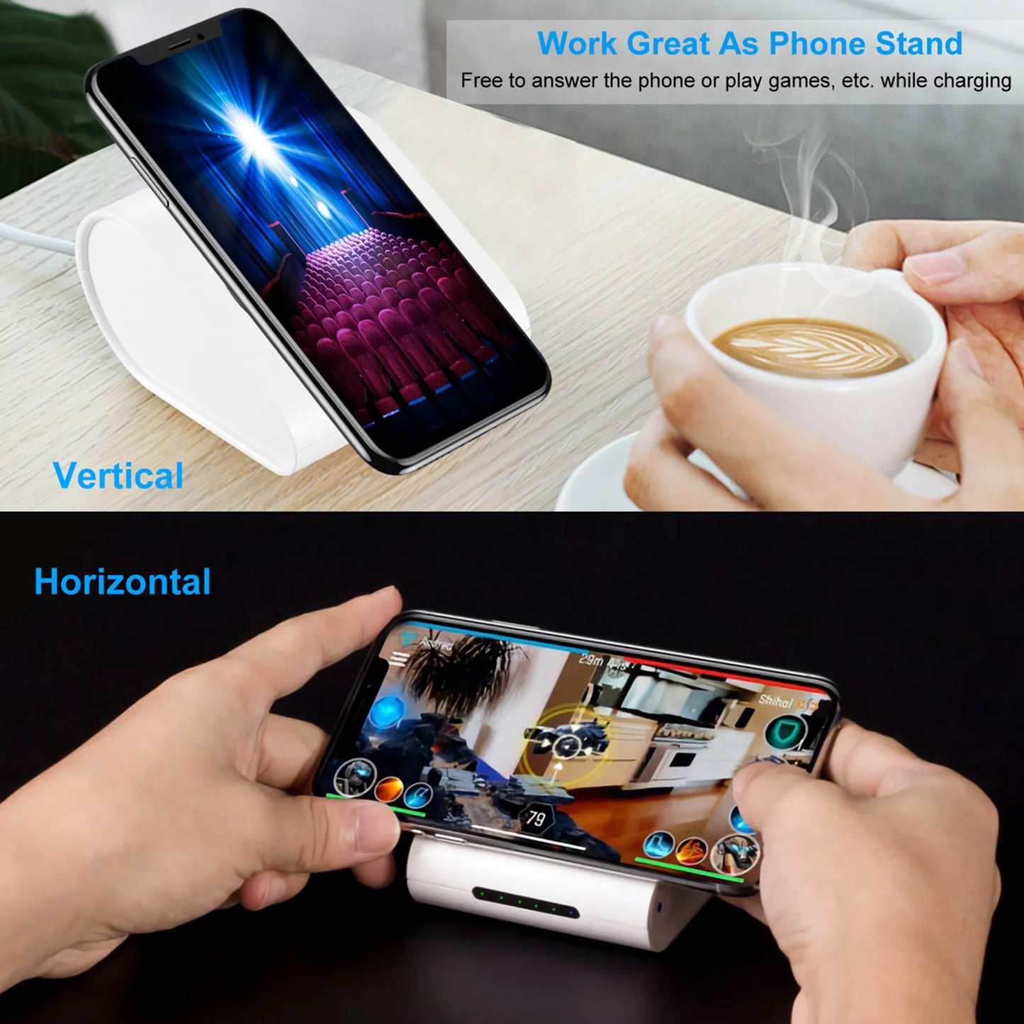 Qi Wireless Charger 10400mAh Power Bank