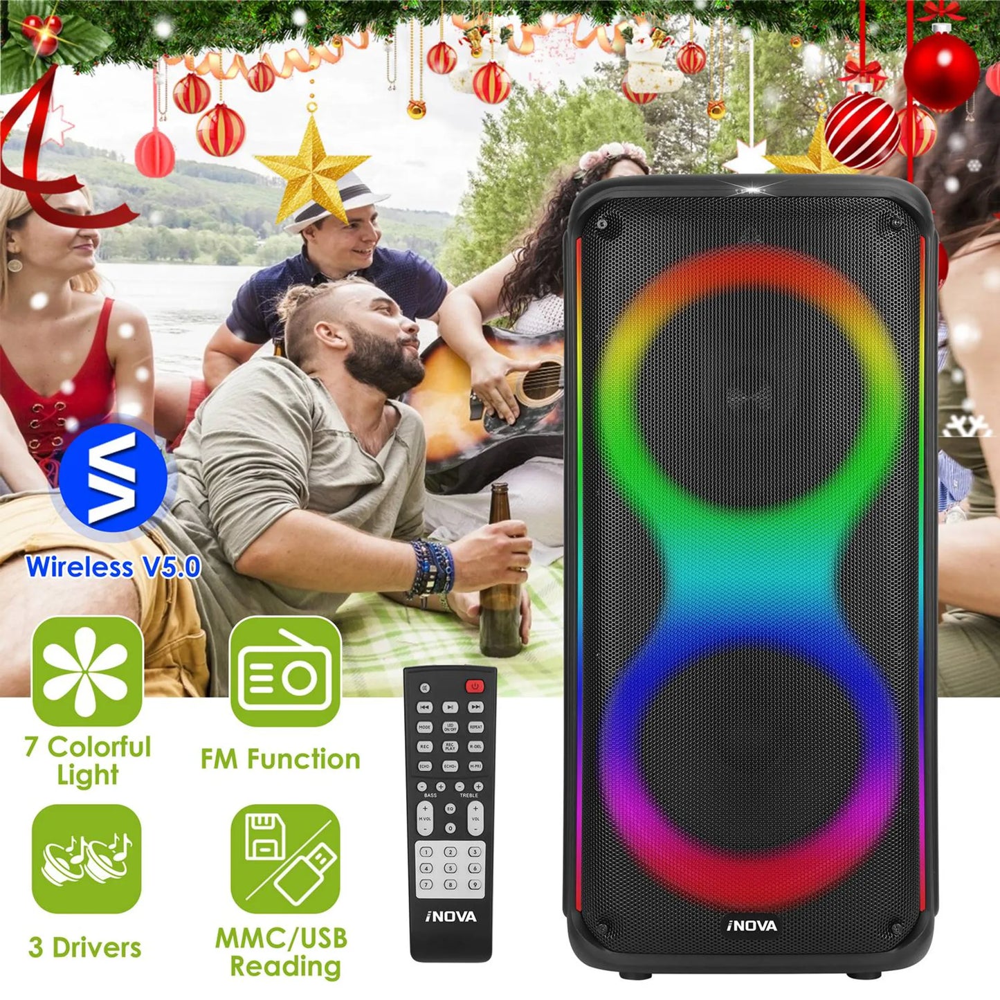 Portable Wireless Party Speaker