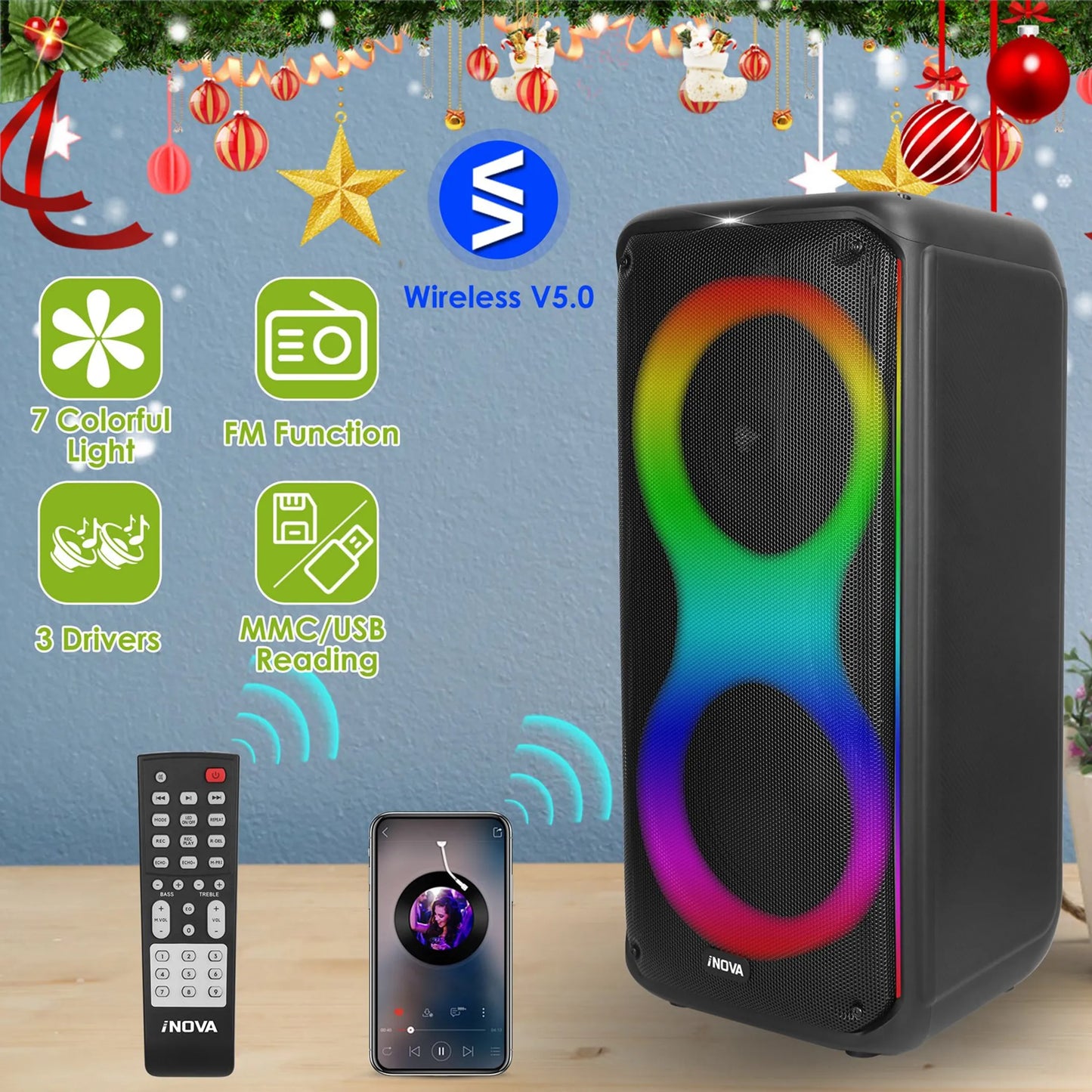 Portable Wireless Party Speaker