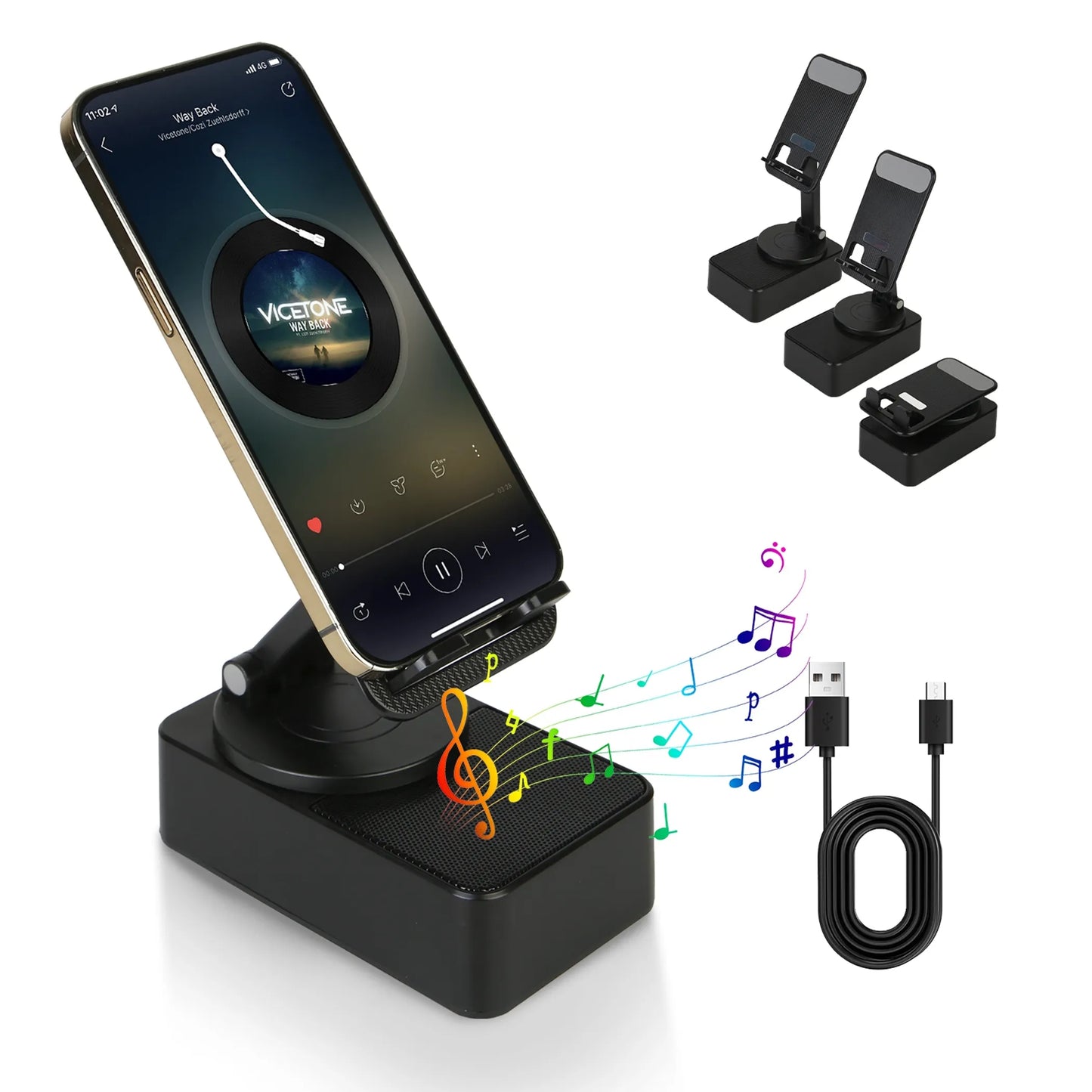 4 In 1 Foldable Wireless Speaker