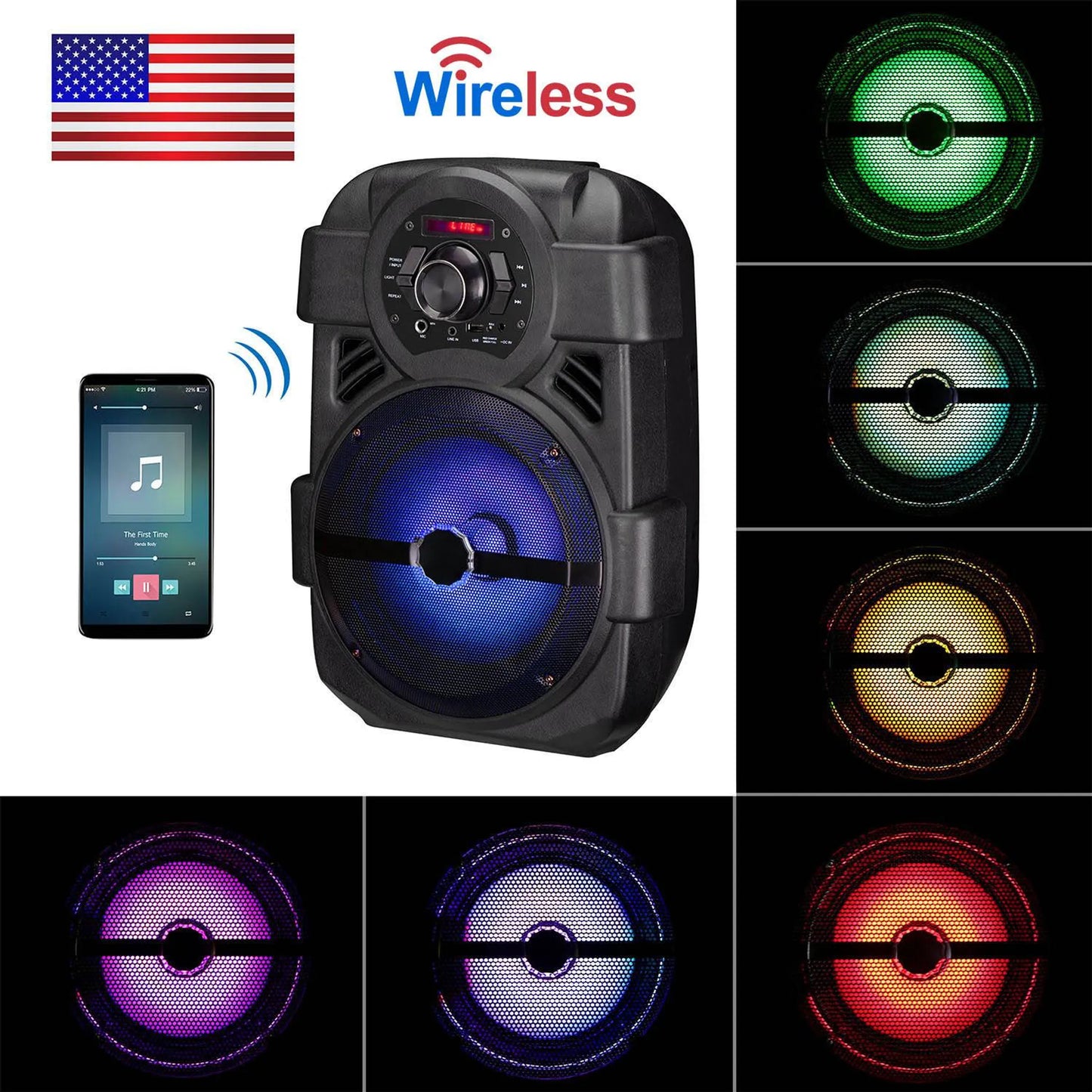 KOCASO Wireless Speaker Portable PA Karaoke System