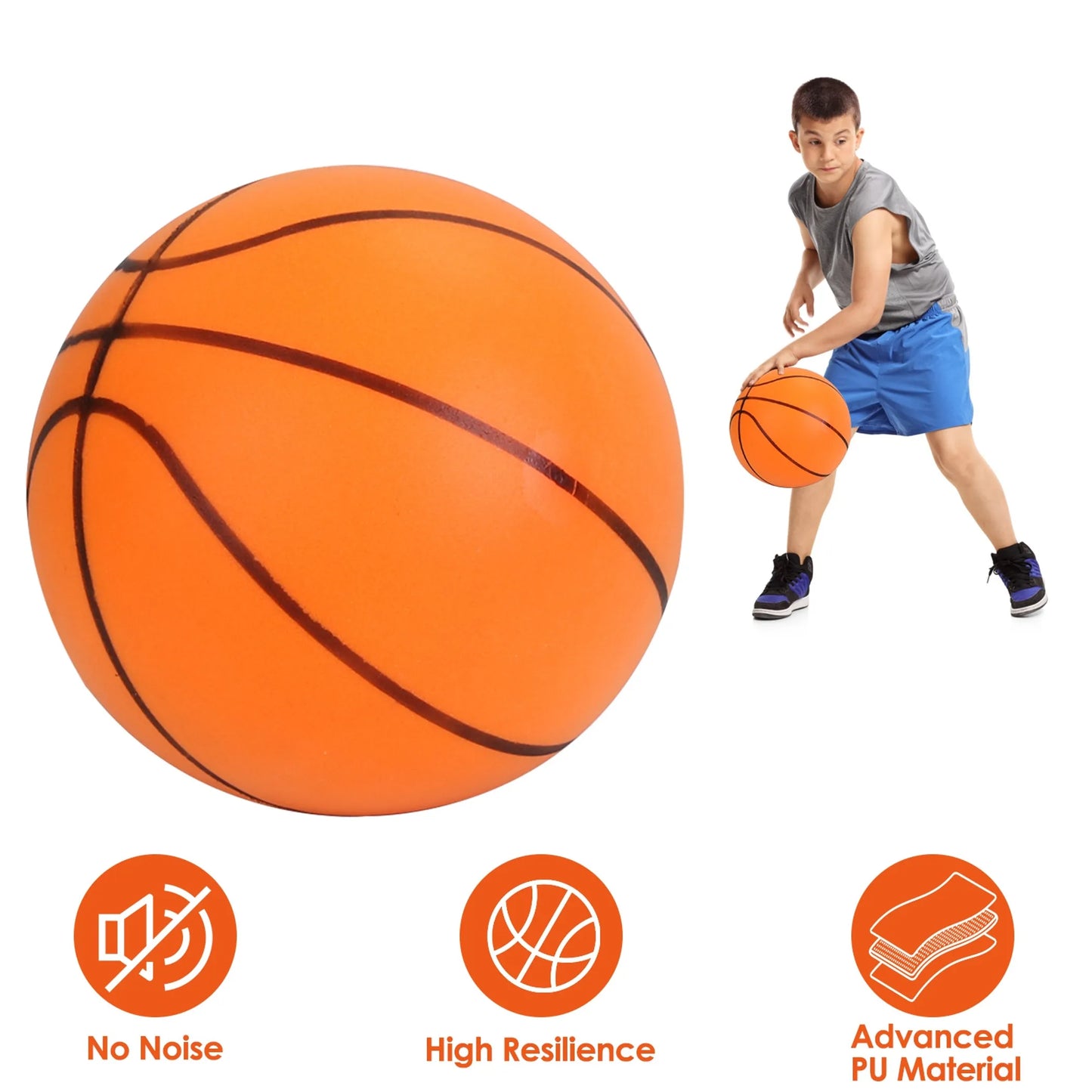 Silent Basketball Foam Bouncing Silent