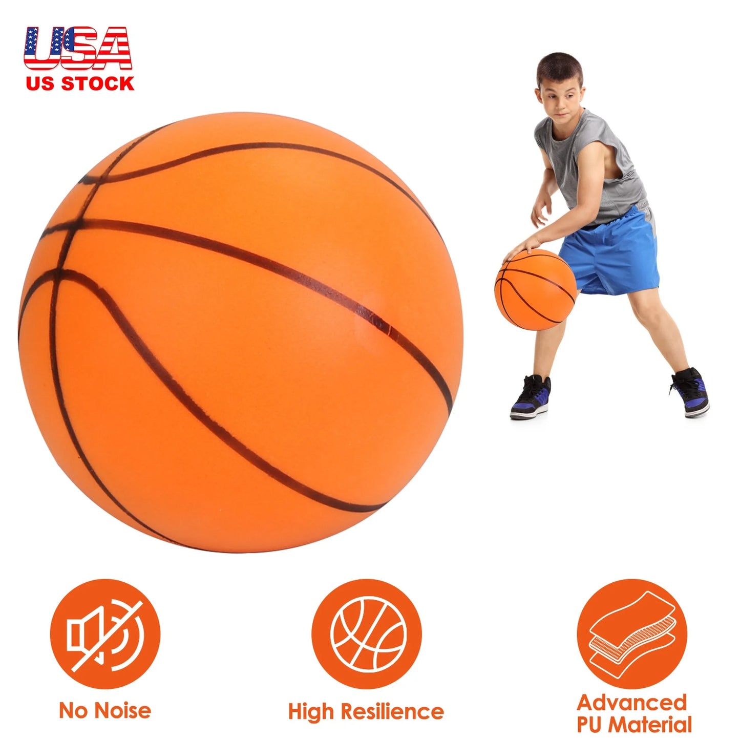 Silent Basketball Foam Bouncing Silent