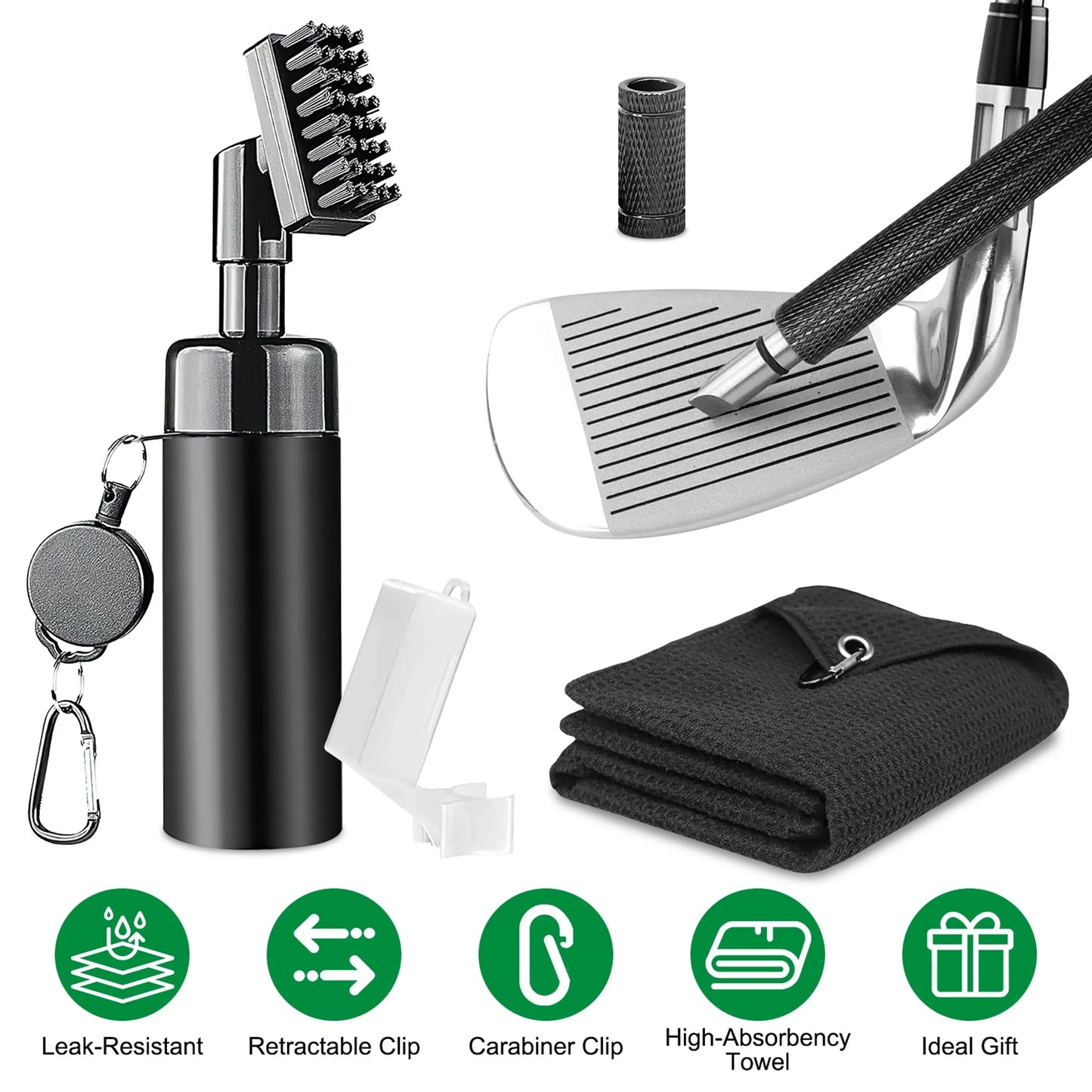 3 In 1 Golf Club Cleaning Kit