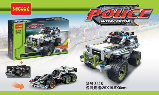 Decool 3418 The Police Technic Compatible LEGO 42047 95-97