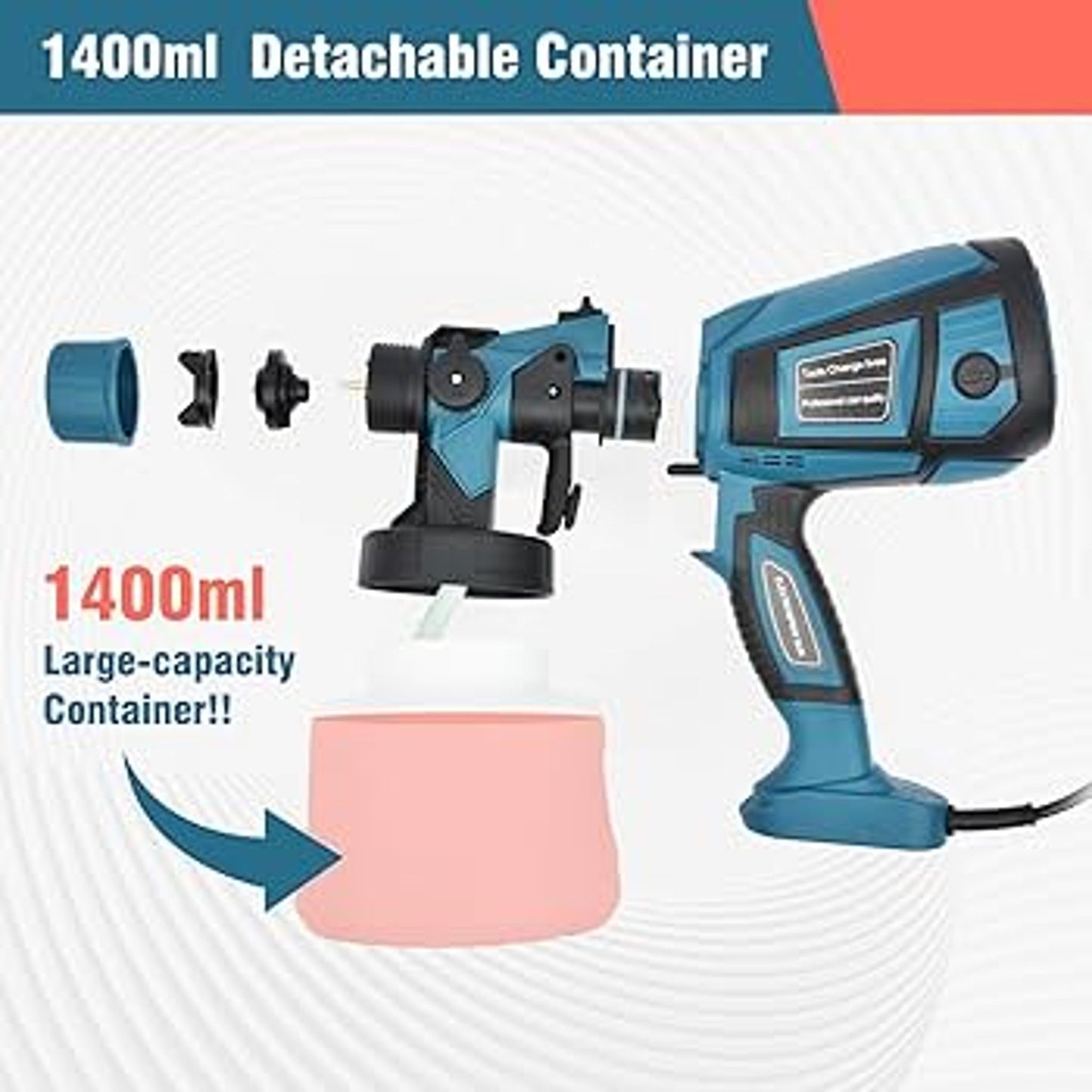 WAGNER SPRAY TECH HVLP Handheld Stain Sprayer, 4.00 lbUS