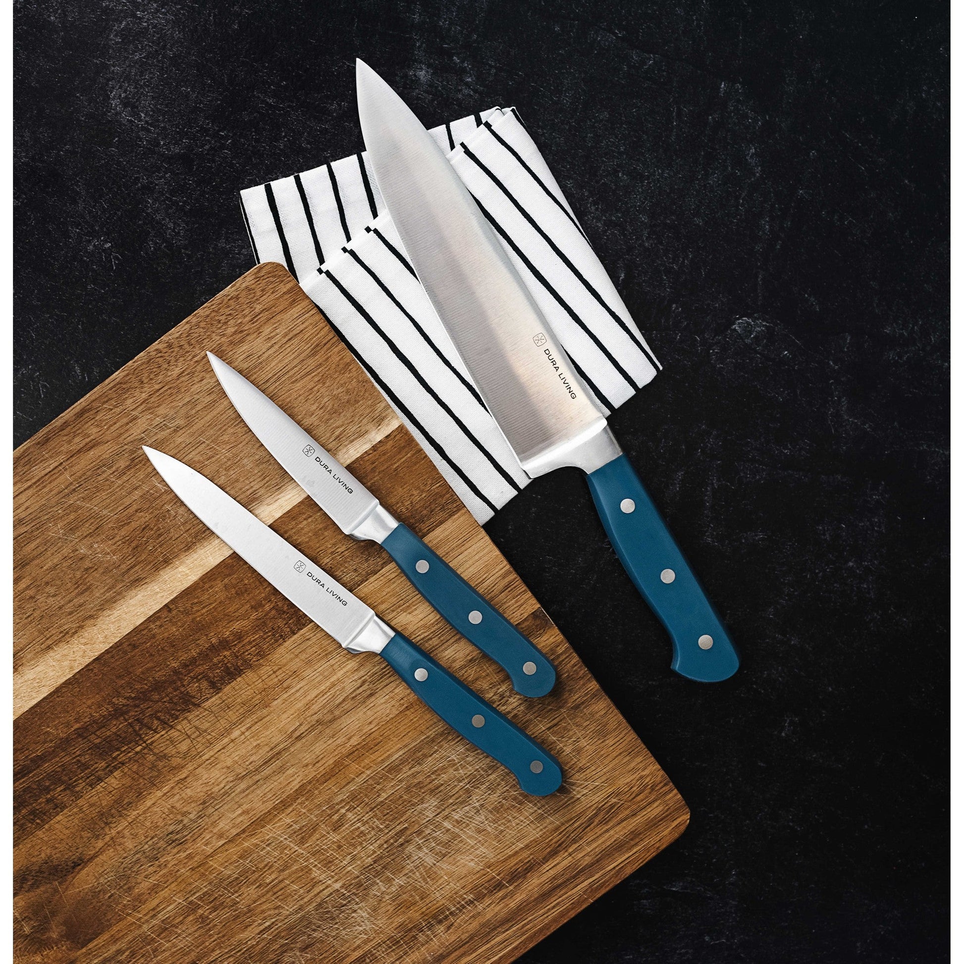 Superior 4-Piece Kitchen Knife Set – Royal Blue-1