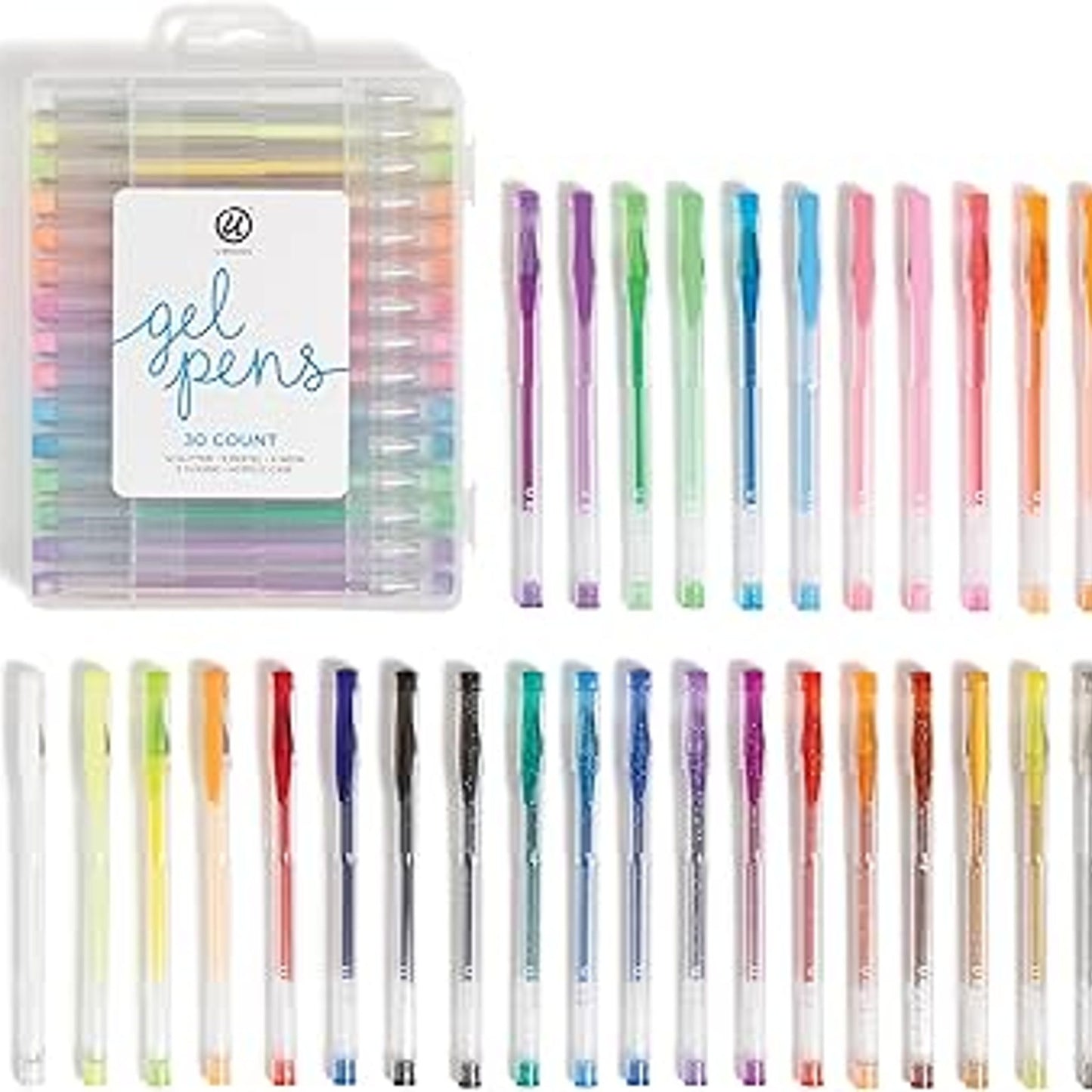 Three Cheers for Girls 30pk Gel Pens with Stickers