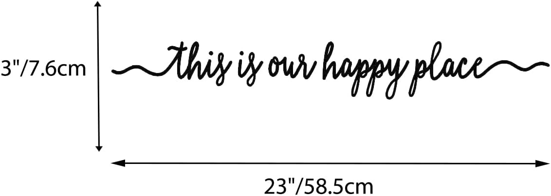 This is Our Wall Decal – Inspirational Sticker for Home, Bedroom, Living Room – Motivational Wall Art Decor BST220
