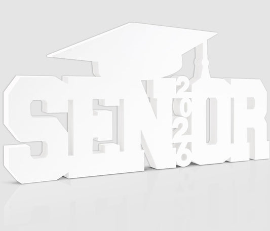Senior 2026 Sign Graduation Decorations Class of 2026 Photo Booth Props First Day of School Wood Cutout Sign Senior Graduation Party Decor Grad Party Supplies BST326H