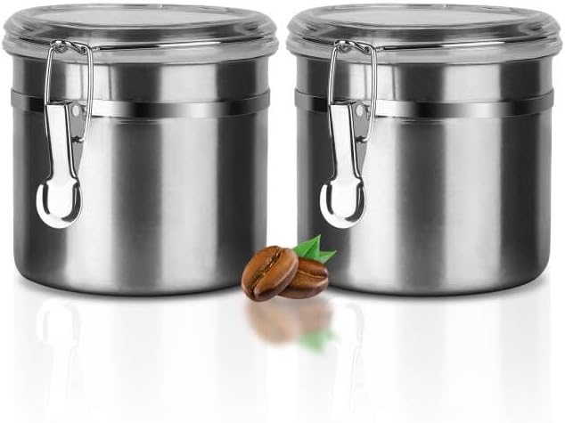 WALKTOSUN Stainless Steel Coffee Canister 78