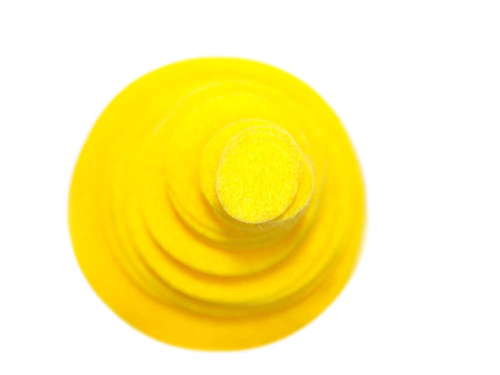 Playfully Ever After Yellow Craft Felt Circles (2 Inch - 44pc) BST220