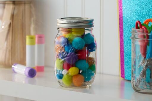 Ball Glass Mason Jar, Regular Mouth, Pint Size, 16 OZ (Pack of 3) RD4