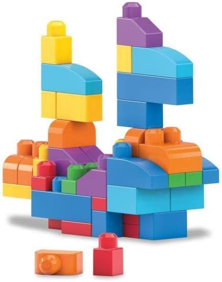 Mega Bloks First Builders Big Building Bag, 80-Piece (Classic)