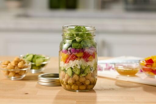 Ball Glass Mason Jar, Regular Mouth, Pint Size, 16 OZ (Pack of 3) RD4