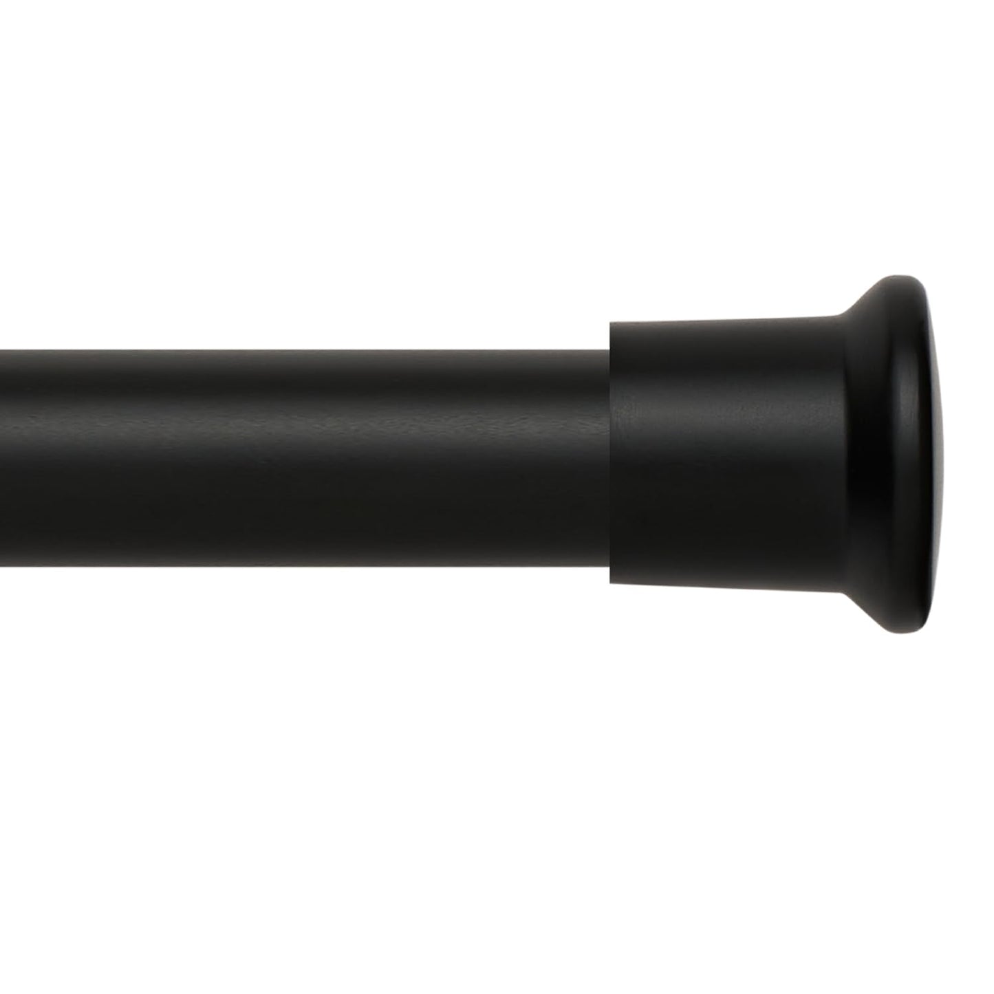 Curtain Rods for Windows 30 to 55 inches,Adjustable Curtain Rods,Easy Install，Black BST220