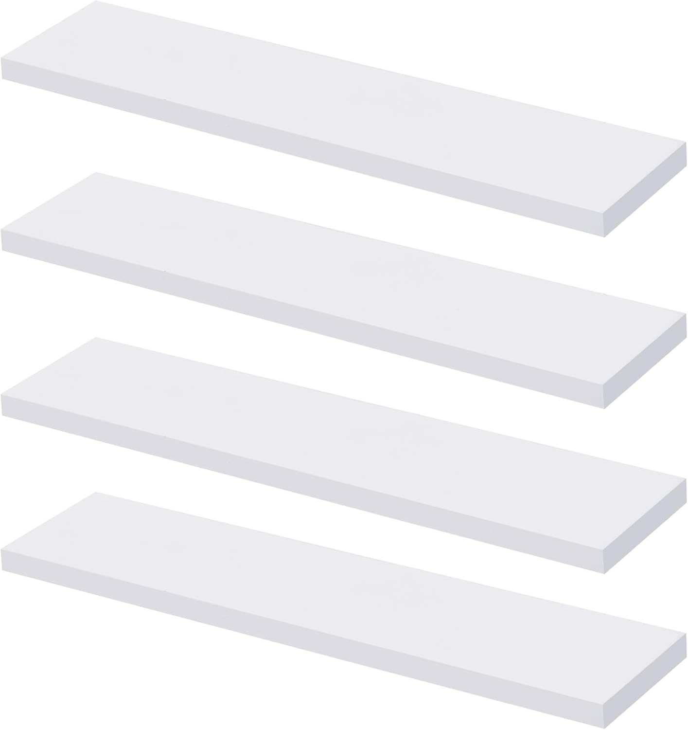 4 PCS White Medicine Cabinet Shelves Replacement,13 Inch Wooden Bathroom Cabinet Shelf,Medicine Cabinets Replacement Shelves for Living Room Bathroom Kitchen Wall Mounted Medicine Cabinet BST326H