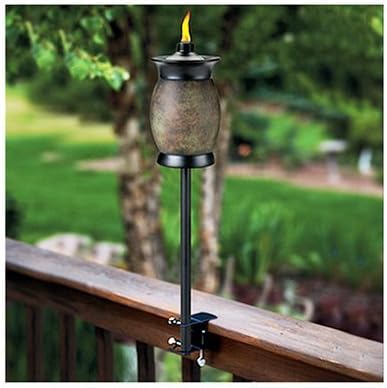 (4) ea Lamplight Farms / Tiki 1112155 4-In-1 Multi Use Citronella Patio Torches