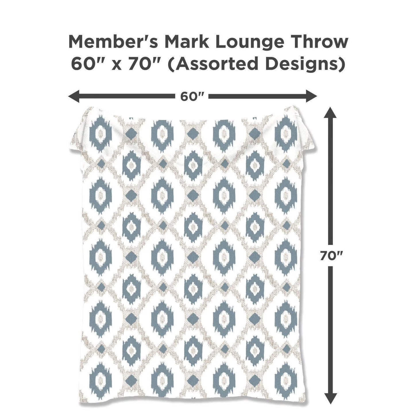 Member's Mark Lounge Throw Love Dogs, 60"x70" 51