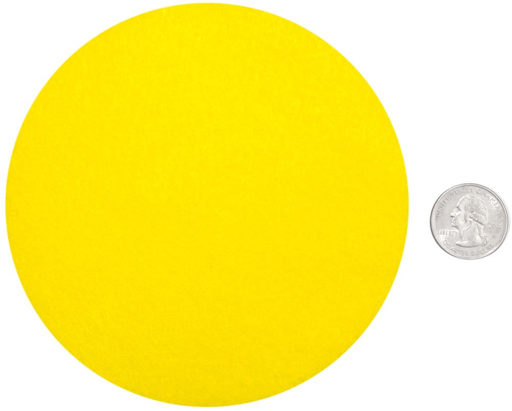 Playfully Ever After Yellow Craft Felt Circles (2 Inch - 44pc) BST220