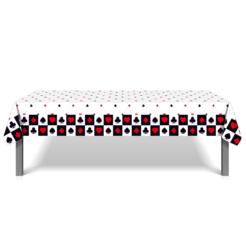 1 Pack American Flag 4th of July Party Plastic Tablecloth 54 x 87 Inch Long Rectangular Table Cover for Buffet,Veterans Day Holiday Dinner,Election Day Picnic or Tablecloth for Kitchen Event WN420