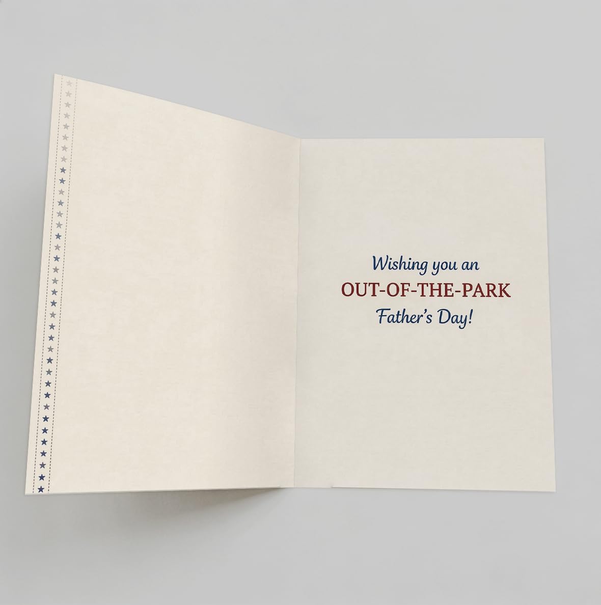 Funny Fathers Day Card for Dad, Fathers Day Gift from Daughter or Son, Blank Inside, with Kraft Envelope and Gold Seal Sticker BST220