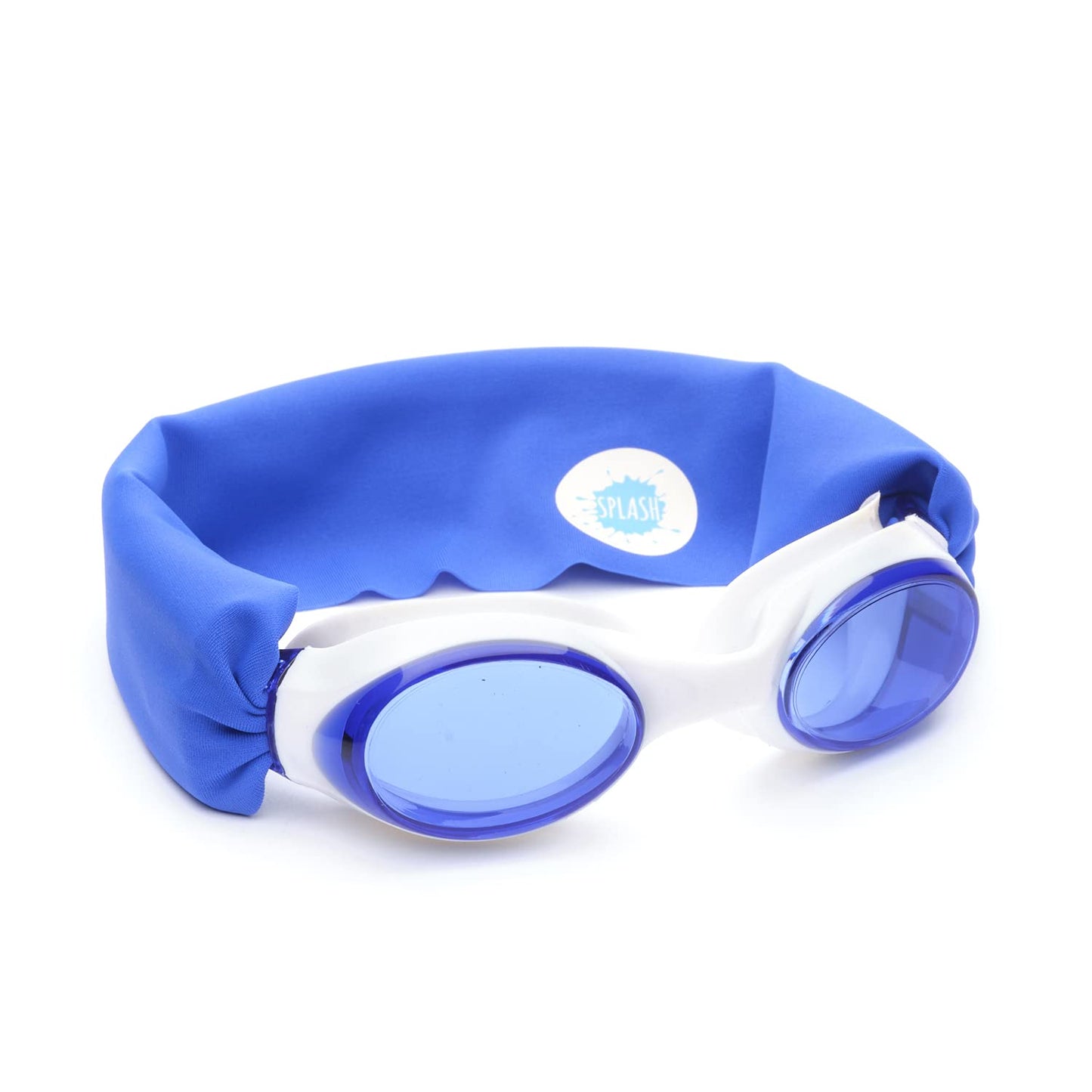 Splash Place SWIM GOGGLES with Fabric Strap -Fun, Fashionable, Comfortable - Adult & Kids Swim Goggles