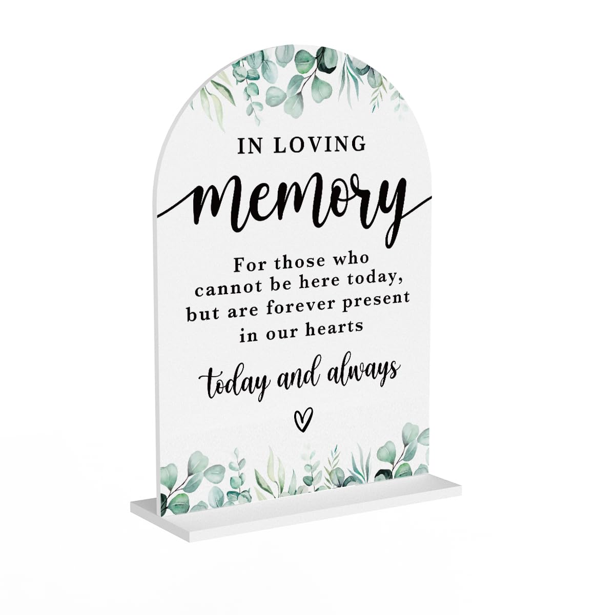 Acrylic Wedding Sign Bubble Send Off Signs for Ceremony Modern Calligraphy Arch Acrylic Table Top Signs for Wedding Reception and Event Party Table Decor (White Eucalyptus Leaves) BST326L