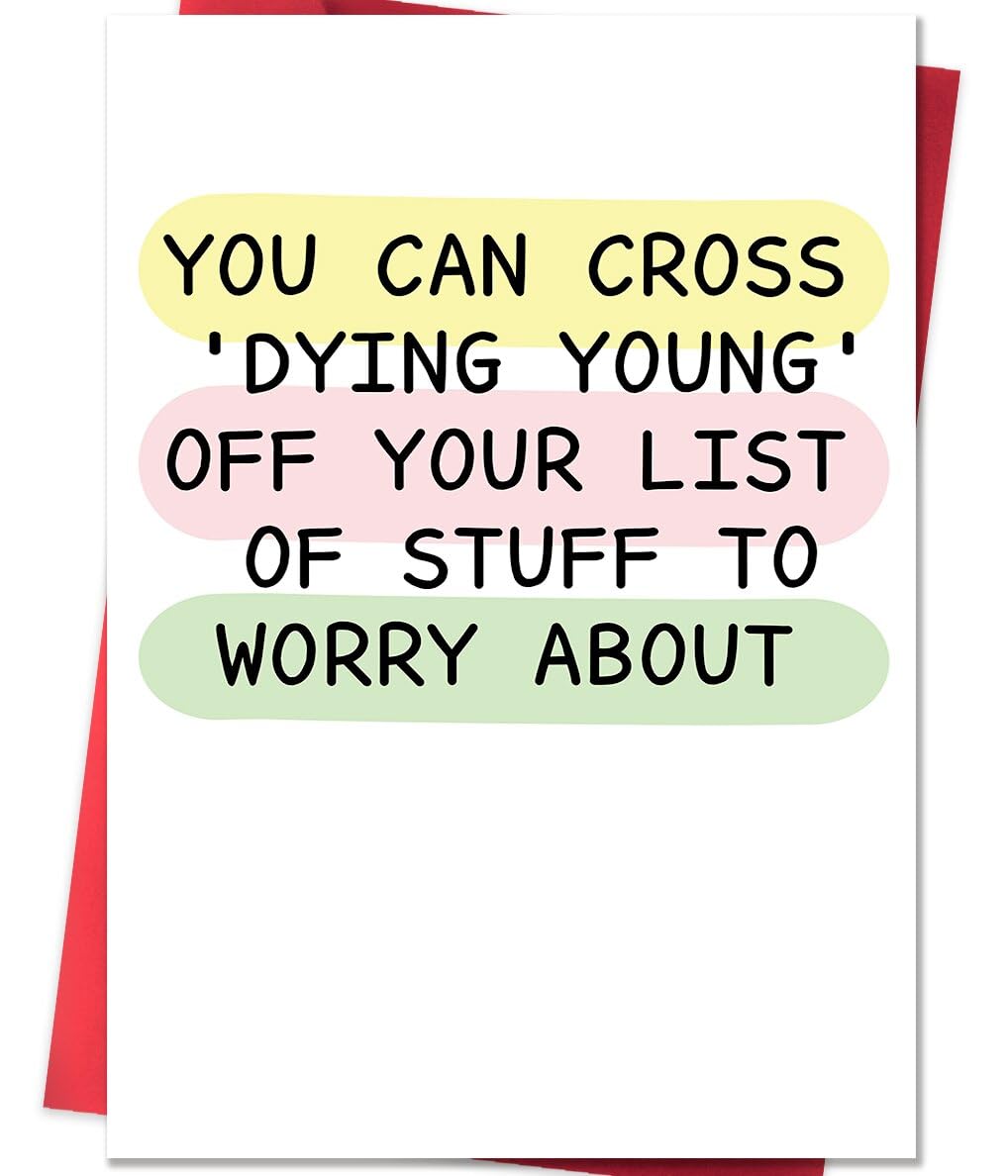 fancu Funny Birthday Card for Boyfriend, Cheeky Card for Husband | 5 x 7 inch cheeky birthday card with matte finish, printed message, red envelope, and sticker for boyfriend or husband BST202