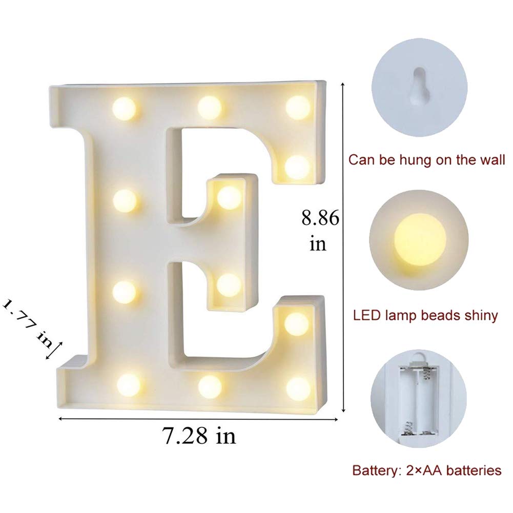 MUMUXI Marquee Light Up Letters | Large Light Up Numbers | Battery Powered and Bright with Every Letter of the Alphabet | For Wedding, Birthday, Party, Celebration, Christmas or Home Decoration (0) BST220