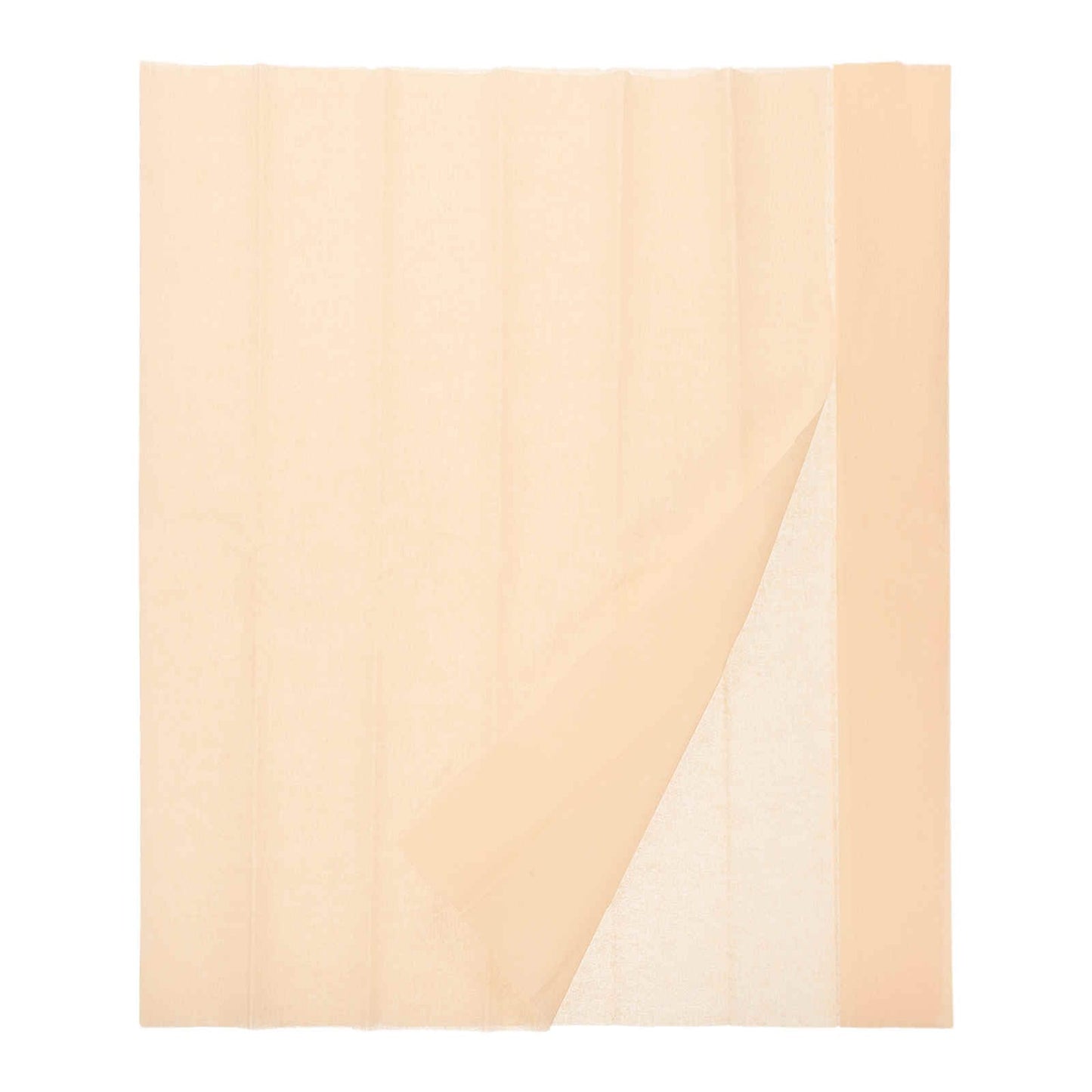 MECCANIXITY Crepe Paper Roll 7.5ft Long 20 Inch Wide for Wedding Ceremony Various Large Festivals Decoration, Light Champagne BST326L