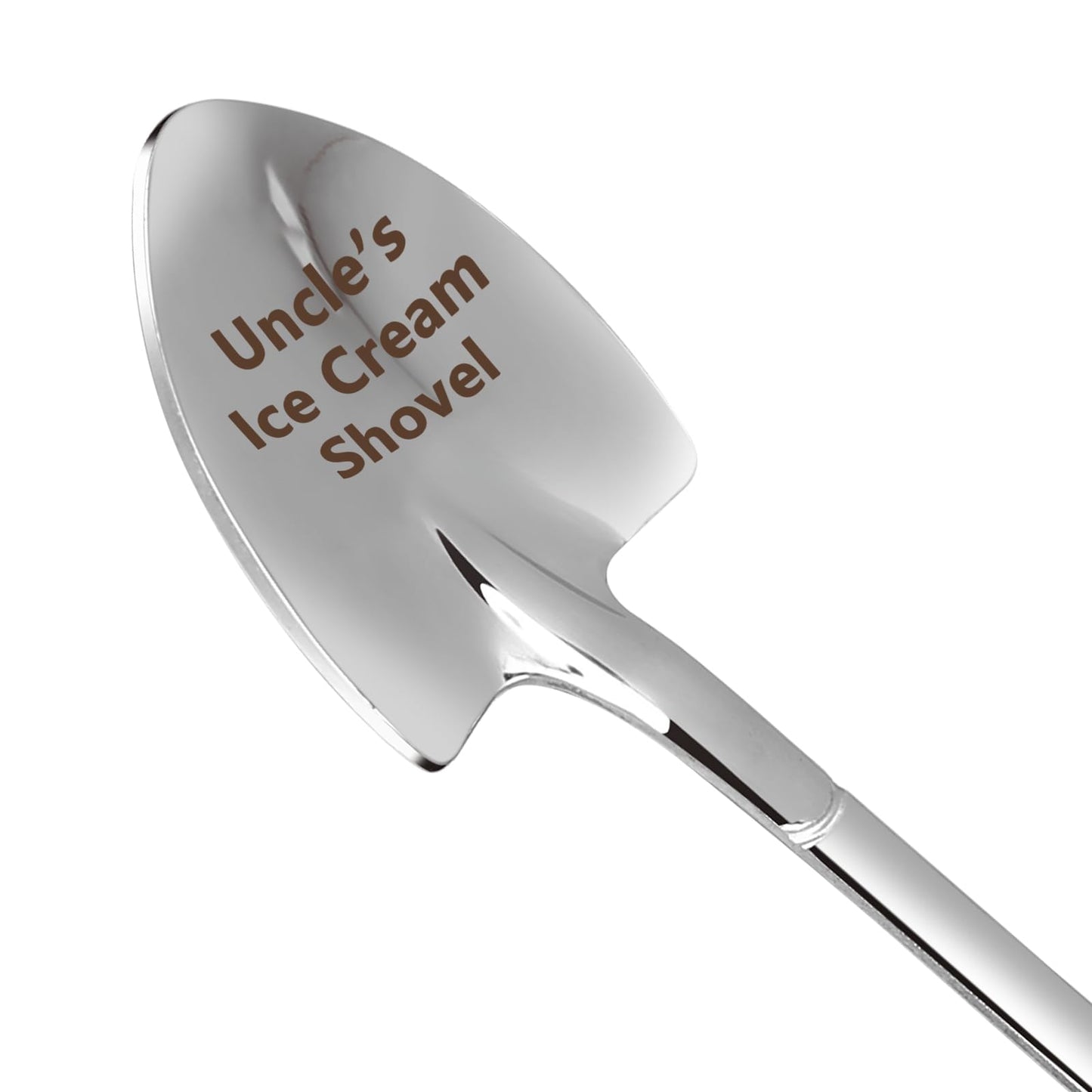 Dad Gifts - Gifts for dad from Daughter. Father Day Gifts for dad Ice Cream Spoon Scoop for Ice Cream Lovers, Father birthday Gifts Funny Engraved Stainless Steel Shovel WN420