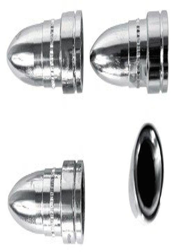 Custom Accessories 16114 Black Dice Style Valve Cap WN420