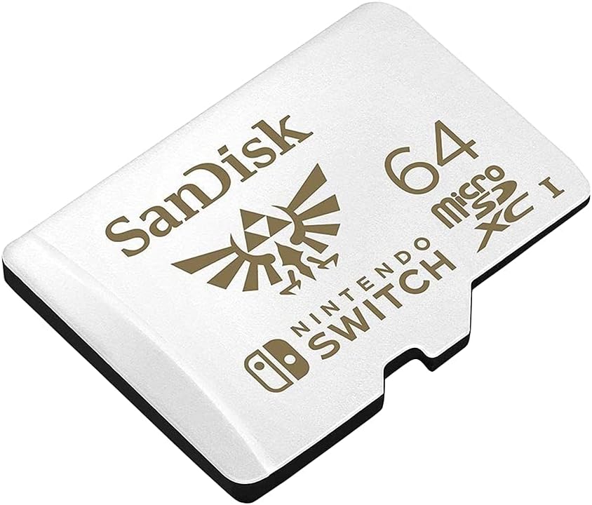 SanDisk 64GB microSDXC UHS-I card for Nintendo Switch - SDSQXAT-064G-GN6ZA