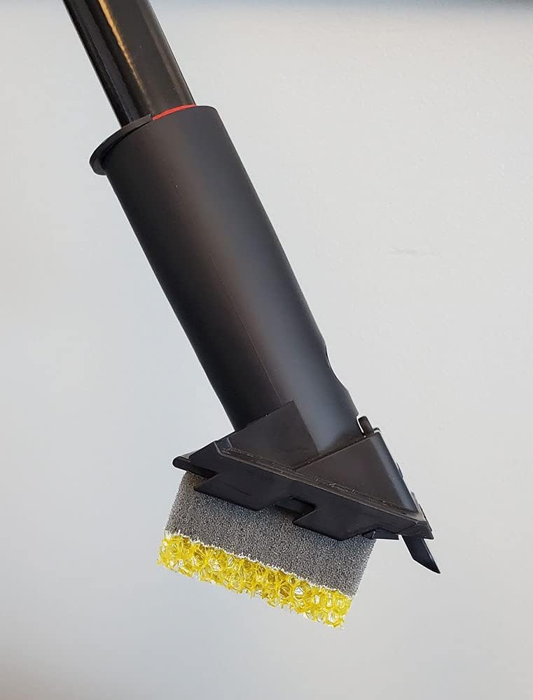 First Ever Scraper Blade for Broom or Mop Handles - The Original Spot Cleaning Kit with Attachments - Remove The Sticky Goo & Gunk Off Floors