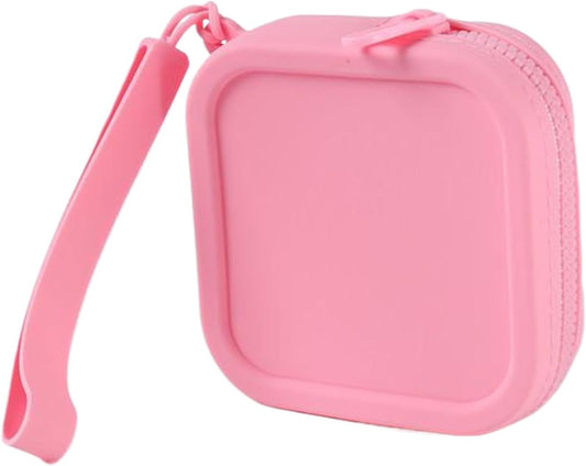 Coin Purse For Women And Girls, Silicone Change Purse Square Coin With Multi-usage, Colorful Coin Wallet For Change, Receipts And Keys WN420
