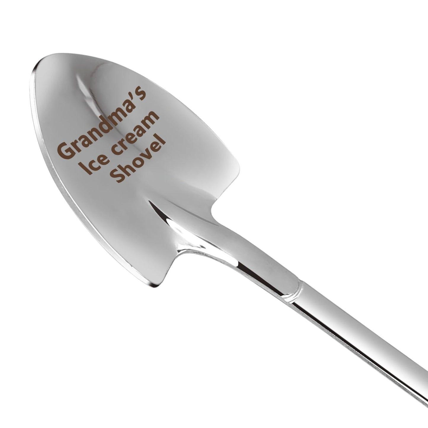 Dad Gifts - Gifts for dad from Daughter. Father Day Gifts for dad Ice Cream Spoon Scoop for Ice Cream Lovers, Father birthday Gifts Funny Engraved Stainless Steel Shovel WN420