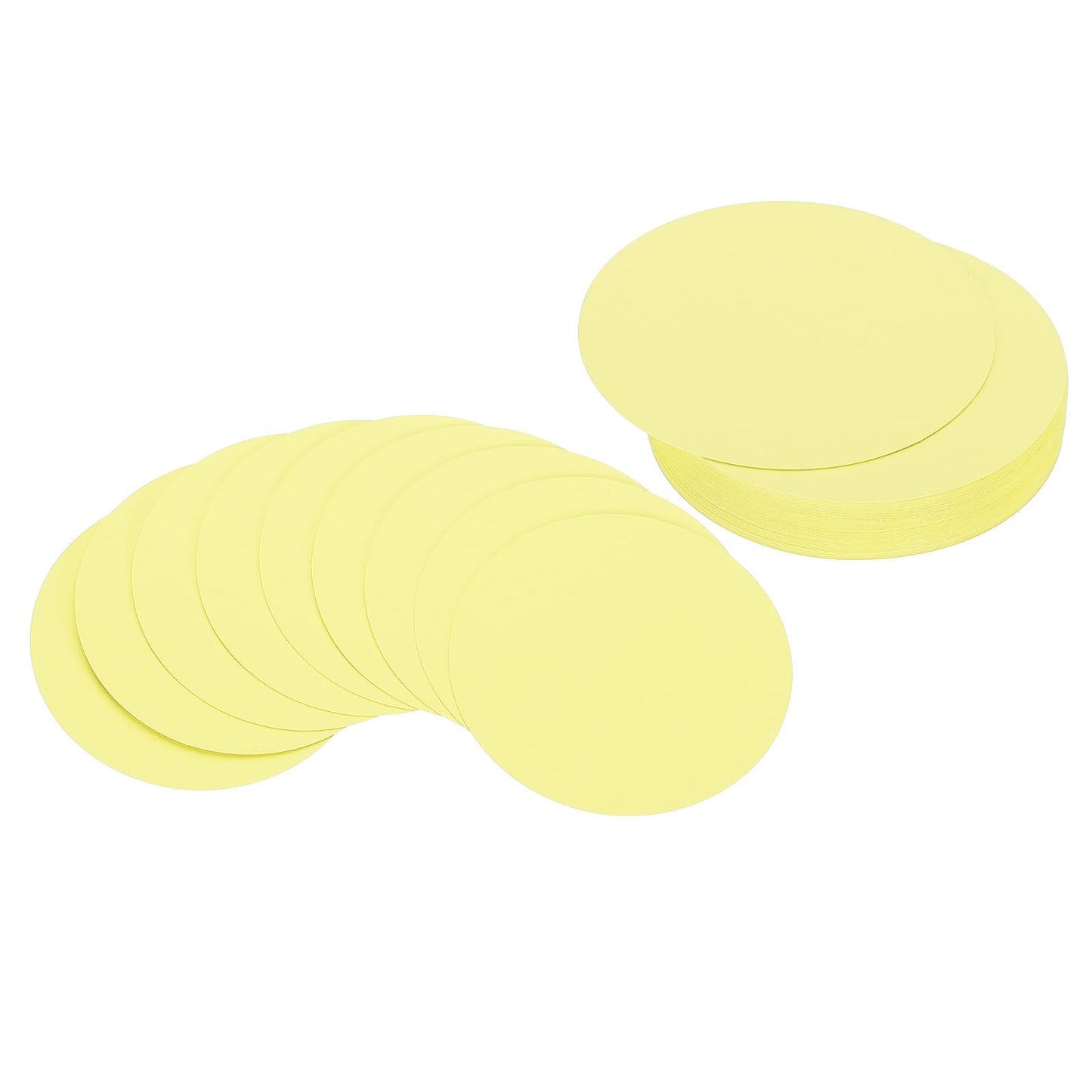 PATIKIL 4inch Circle Card Stock, 50Pcs Round Shape Cutouts Paper Thick Cardstock Coaster for DIY Craft Projects Classroom Bulletin Board Decor, Sky Blue BST326L