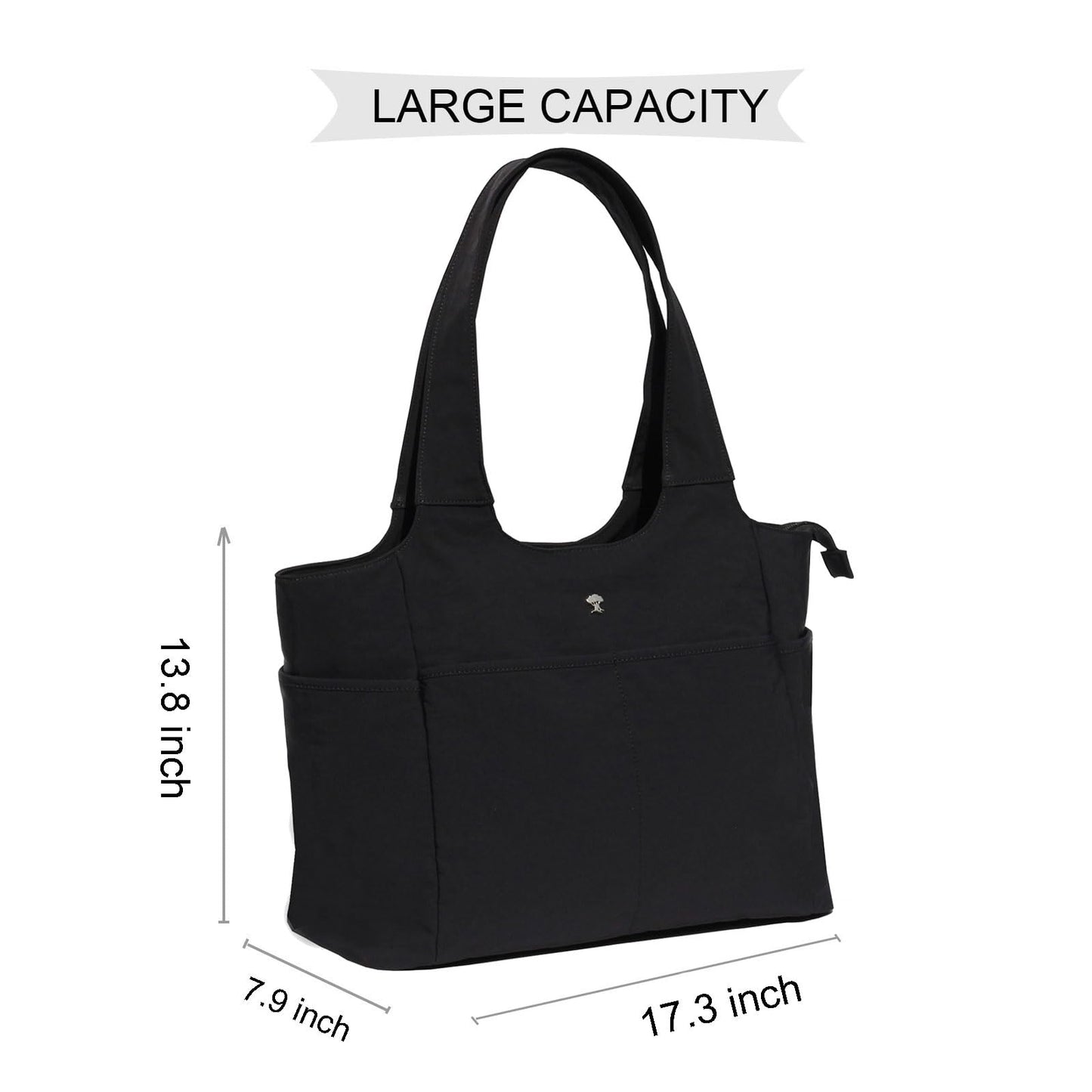 ESVAN Yoga Tote Bag Mat bag Women Shoulder Bags Carryall Tote for Travel Office Workout Gym Nurse Beach BST326H