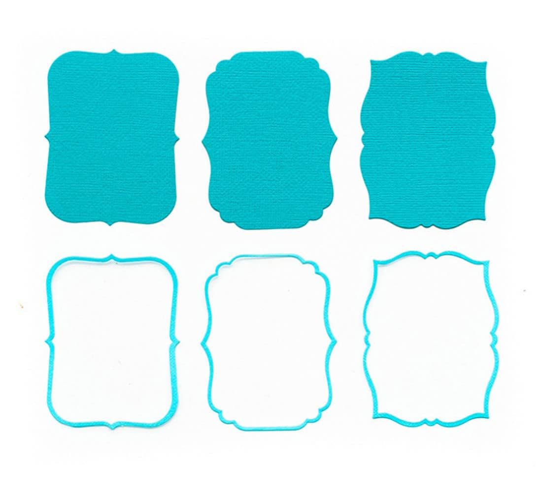 Lapoo Cutting Die for Scrapbooking, 3D Backgrounds Frame New Cutting Dies DIY Album Card Making Decor Paper Craft Metal Die Cuts Party Decorations (Flower Shadow 5.4 x 2.8 in) BST220