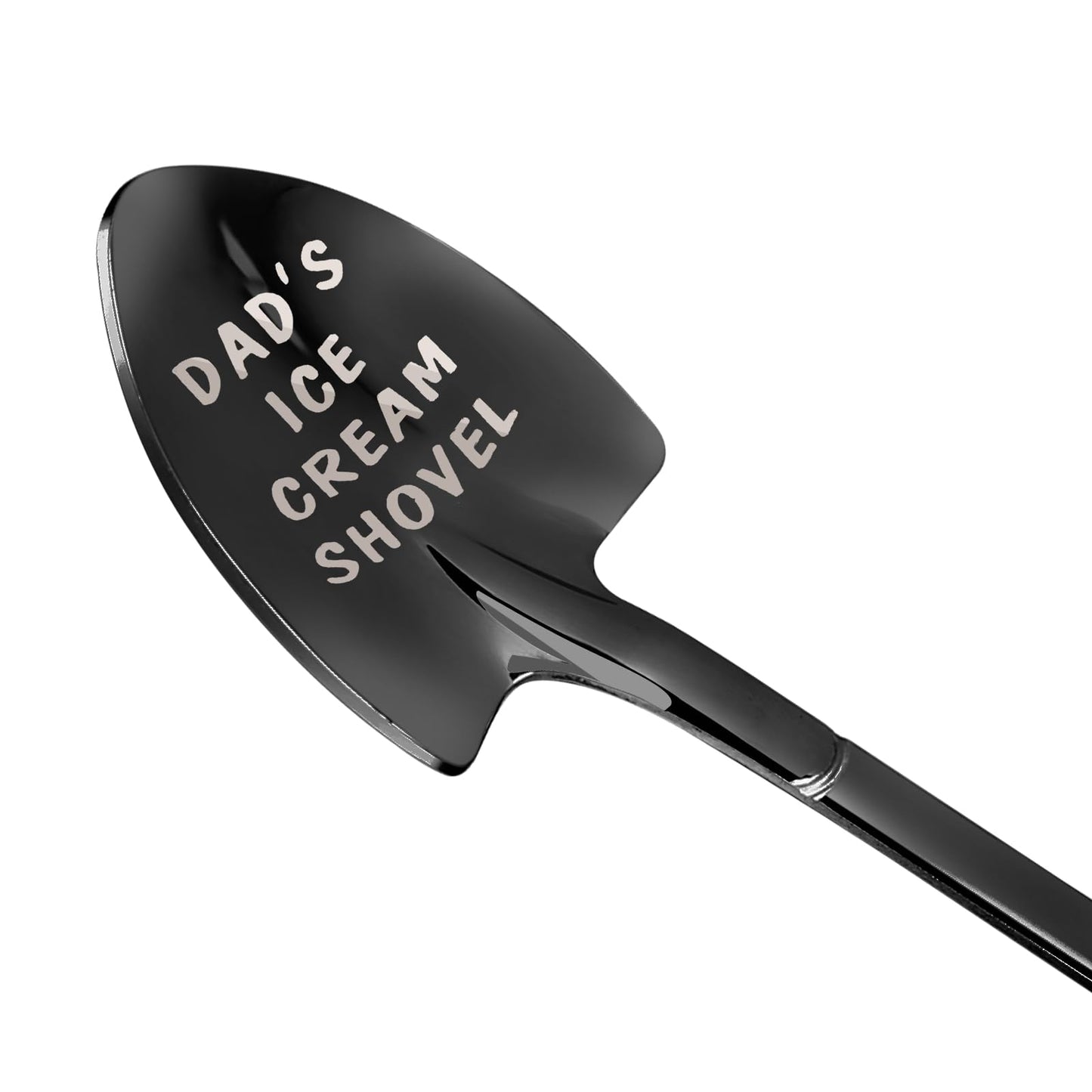 Dad Gifts - Gifts for dad from Daughter. Father Day Gifts for dad Ice Cream Spoon Scoop for Ice Cream Lovers, Father birthday Gifts Funny Engraved Stainless Steel Shovel WN420