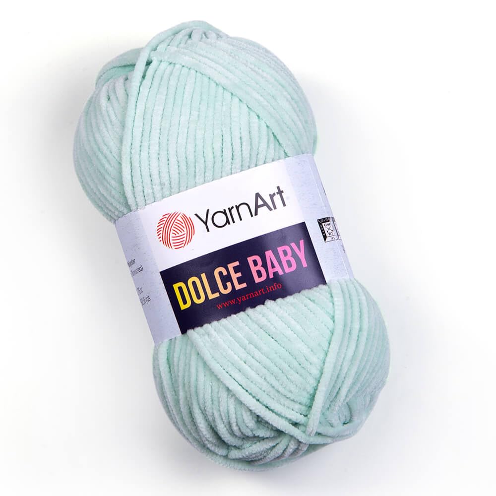 Yarnart Dolce Baby Yarn Soft Chenille Velvet Medium Blanket Amigurumi Yarn 50 Gram (1.76 oz) 93 Yards (850) BST220
